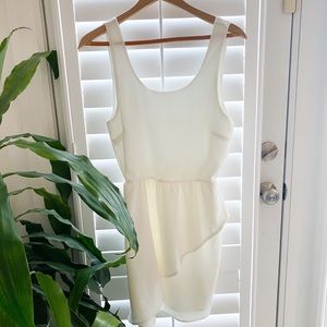 New Everly White Tiered Dress